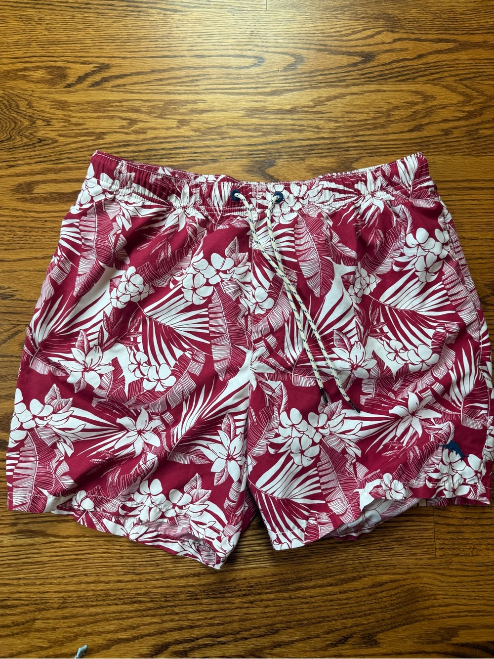 Tommy Bahama Men's Red Floral Swim Shorts